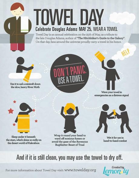 Towel Day & Guida Galattica per gli Autostoppisti