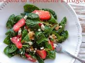 Insalata spinacino fragole