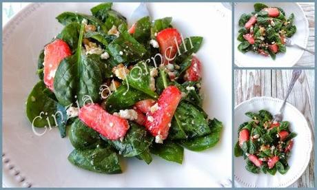 insalata fragole e spinaci 