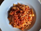 Tagliatelle fatte casa ragù seitan