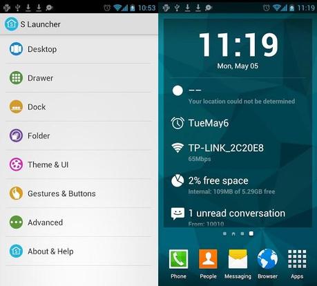 s launcher 2 S Launcher: linterfaccia del Galaxy S5 su tutti gli Android applicazioni  news android news launcher android Launcher applicaizioni 