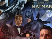 anni Batman: un'illustrazione interattiva rende omaggio vari Uomini Pipistrello