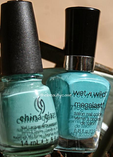 [VS] Wet'nWild I Need a Refresh-Mint vs China Glaze For Audrey