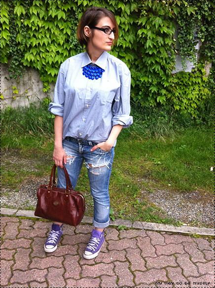 #ootd: Happy Birthday to me! (Buon Compleanno a me! Oufit con la camicia da uomo)