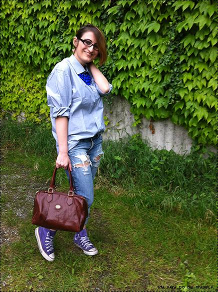 #ootd: Happy Birthday to me! (Buon Compleanno a me! Oufit con la camicia da uomo)