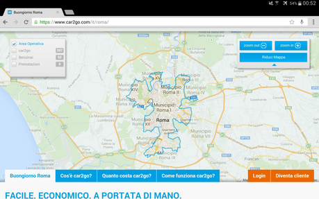 Car2go e' sbarcato a Roma!