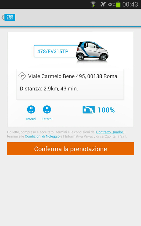 Car2go e' sbarcato a Roma!