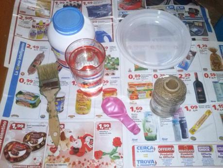 COME FARE UN LAMPADARIO CON LO SPAGO