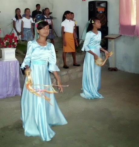 La chiesa sull'isola di Batang Dua nelle Molucche