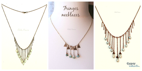 Fringes necklaces {Gypsy Collection + inspirations}