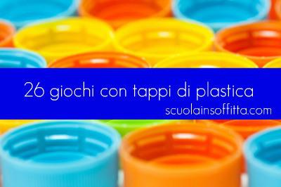 attività creative con i tappi