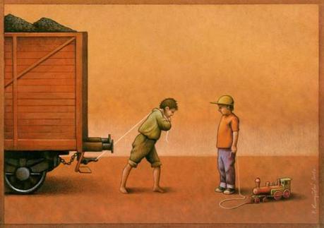 Pawel Kuczynski, satira, illustrazione, cibo, rivoluzione