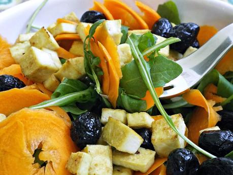 Insalata di tofu croccante