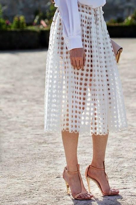 Eyelet / Mesh Fashion Trend: rete e trafori