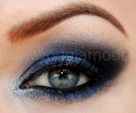 smokey eyes blu