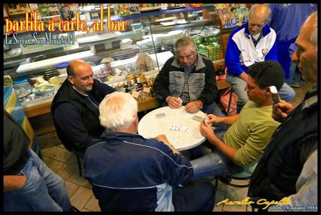 partita a carte, al bar