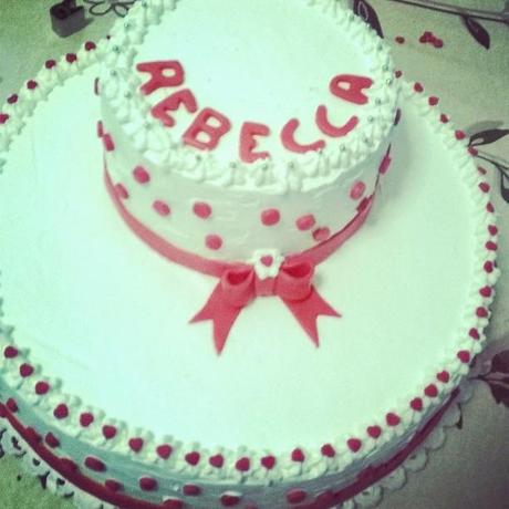 Rebecca: il compleanno a pois