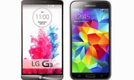 Samsung Galaxy S5 vs LG G3: confronto tecnico