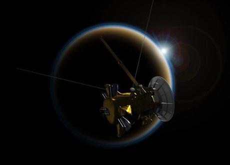 Titano e la sonda della NASA Cassini