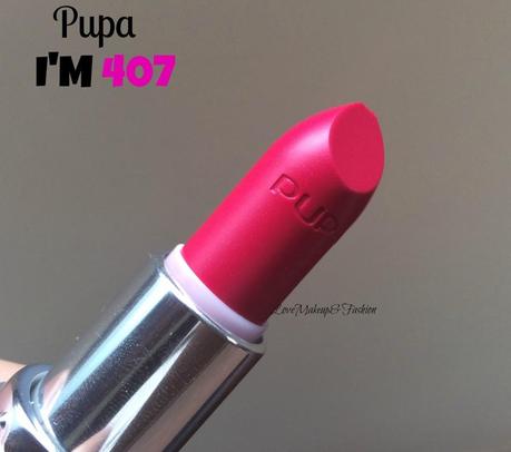 I'M Pupa n 407 // Intense Fuchsia [foto e swatches]