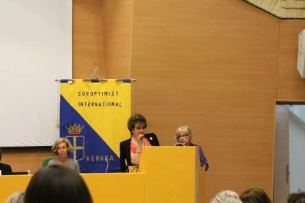 Le presidenti Soroptimist di Verona e Mantova salutano i partecipanti