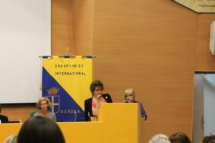 Donne in Magistratura: fra conquista di genere e progresso della giustizia Le presidenti Soroptimist di Verona e Mantova salutano i partecipanti