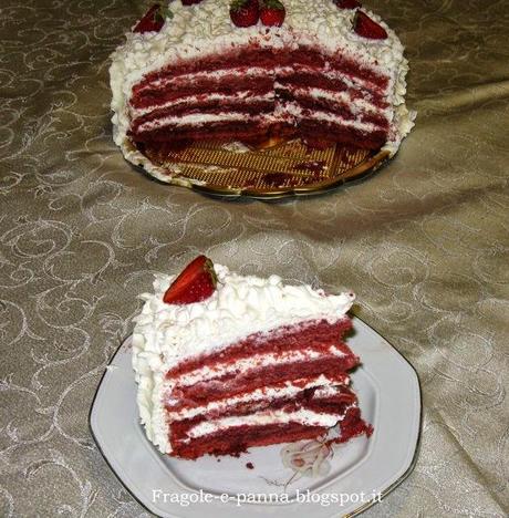 Red Velvet cake,ovvero la  torta di velluto rosso