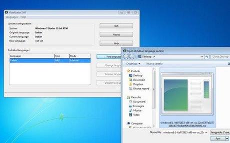 Come cambiare lingua a Windows 7.