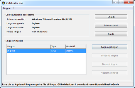 Come cambiare lingua a Windows 7.