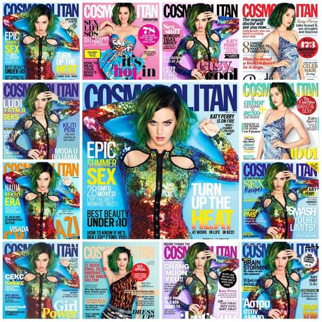 Katy Perry, copertina RECORD per “Cosmopolitan”