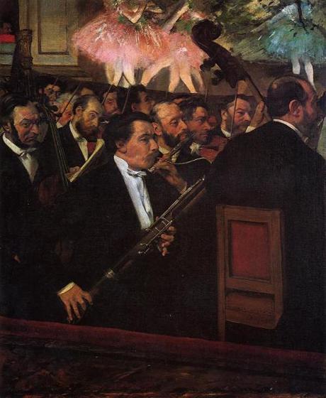 Musicisti dell'orchestra, 1870-71, E. Degas