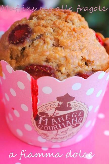 Muffins vegan alle fragole