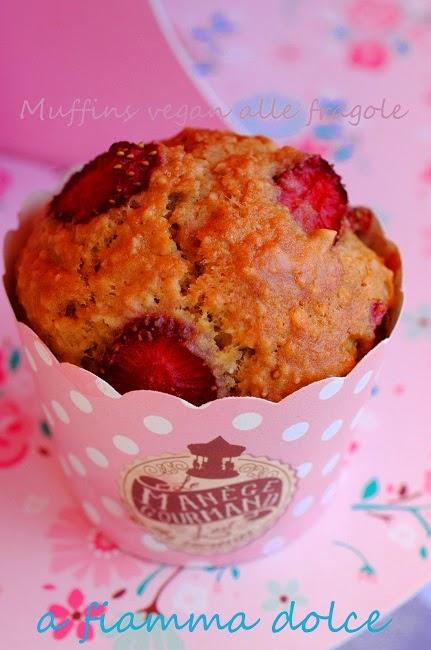 Muffins vegan alle fragole