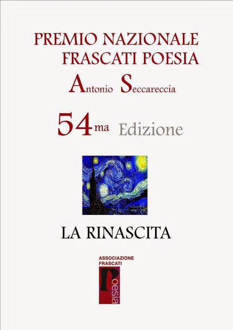 Premio Nazionale Frascati Poesia    Antonio Seccareccia   54ma edizione