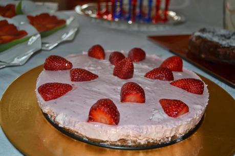 Cheesecake alle fragole doppio procedimento BIMBY E NON 100% GLUTEN (FRI)DAY