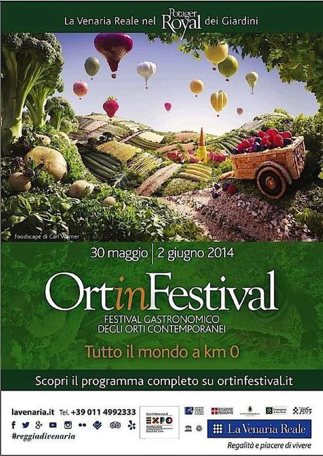Dal 31 maggio al 2 giugno ai giardini de La Reggia di Venaria Torino ci sarà Ortinfestival