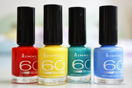 Rimmel, 60 Seconds Underground Nail Polish - Review and swatches