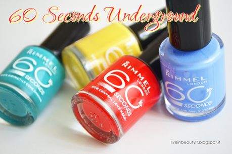 Rimmel, 60 Seconds Underground Nail Polish - Review and swatches