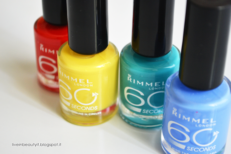 Rimmel, 60 Seconds Underground Nail Polish - Review and swatches