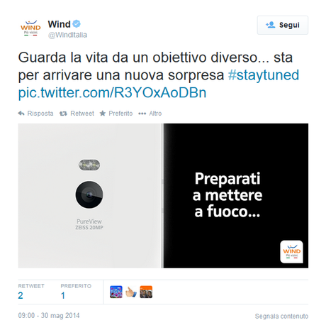 Wind butta giù la maschera | Svelato il nuovo top di gamma della serie Lumia!