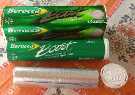 PER CHI SI SENTE STRESSATO E AFFATTICATO  DA BAYER C'E' BEROCCA BOOST UN COCKTAIL ESPLOSIVO DI ENERGIA