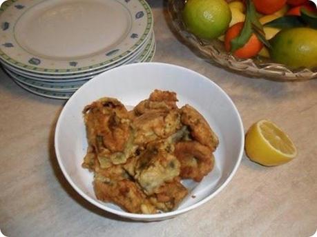 Cuori di carciofo in pastella