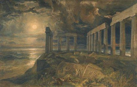 The Temple of Poseidon at Sunium, 1834