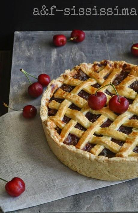 RE-CAKE 9: balsamic cherry pie with black pepper crust