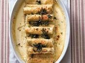 Cannelloni granchio, ricotta rucola.