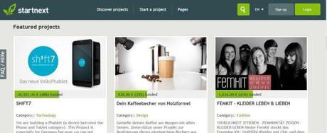 Starnext – Il sito di crowdfunding per i residenti in Germnania e Austria
