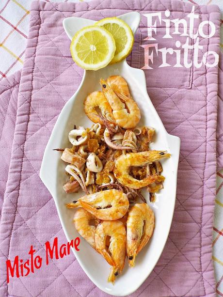 Finto fritto di mare (cottura al forno)