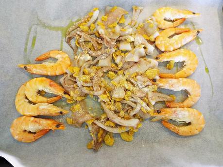 Finto fritto di mare (cottura al forno)