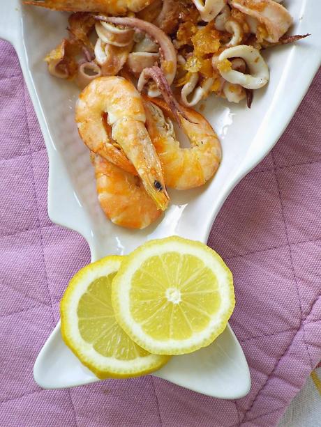 Finto fritto di mare (cottura al forno)