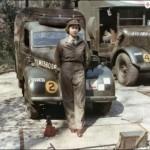 La regina Elisabetta durante il servizio nella seconda guerra mondiale